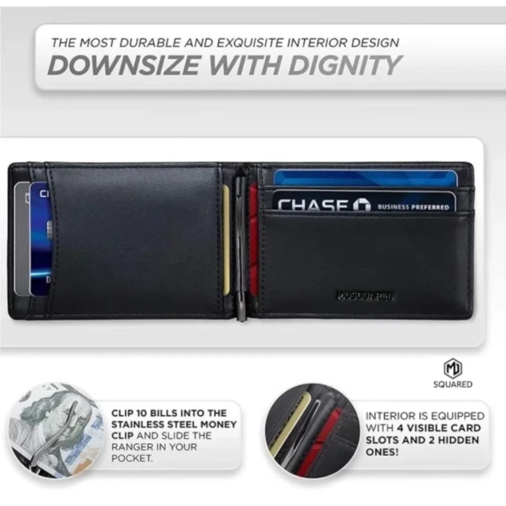 Black Wallet/Money Clip